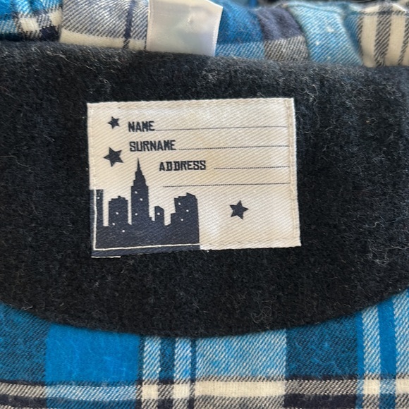 Navy blue Paddington style wool duffel coat - Picture 7 of 7